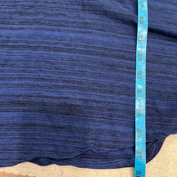 [XL] Toad&Co Imogene Fluid Tunic Top Women’s Space Dye Peplum Hem Stretch Knit - Picture 5 of 6